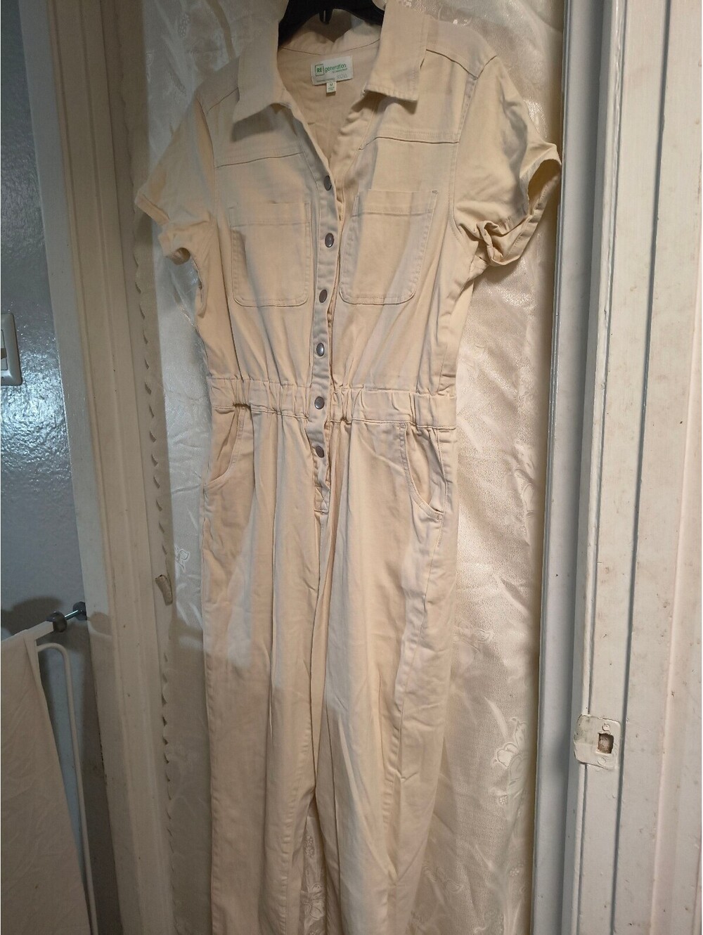 RE Generation by Celebrity Pink Utility Jumpsuit Boiler Suit NWOT